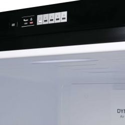 KORTING KNF 1857 N Отдельно стоящая холодильная камера, No Frost,  Управление: Электронное Дисплей: Индикаторы температуры , Габариты (ВхШхГ) (мм): 1860х595х650, цвет - Графитово-чёрный