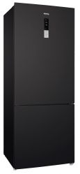 KORTING KNFC 72337 XN Холодильник, ИНВЕРТОР,  Ширина 70 см, А++, cенсорное управление Smart Touch с внешним дисплеем, Full NO FROST, зона свежести, (ВхШхГ) 1855x703x703 мм, цвет - чрная нерж. сталь.