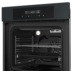 MAUNFELD AEOD6063G1 Шкаф духовой электрический, сенсорное управление, 6 режимов, телескопич. напрвляющие 1 ур., цвет - Графит.