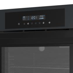 MAUNFELD AEOD6063G1 Шкаф духовой электрический, сенсорное управление, 6 режимов, телескопич. напрвляющие 1 ур., цвет - Графит.