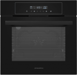 MAUNFELD AEOD6063B Шкаф духовой электрический, сенсорное управление, 6 режимов, телескопич. напрвляющие 1 ур., цвет - чёрный