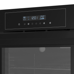 MAUNFELD AEOD6063B Шкаф духовой электрический, сенсорное управление, 6 режимов, телескопич. напрвляющие 1 ур., цвет - чёрный