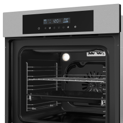 MAUNFELD AEOD6063S Шкаф духовой электрический, сенсорное управление, 6 режимов, телескопич. напрвляющие 1 ур., цвет - Нерж. сталь