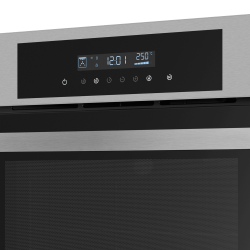 MAUNFELD AEOD6063S Шкаф духовой электрический, сенсорное управление, 6 режимов, телескопич. напрвляющие 1 ур., цвет - Нерж. сталь