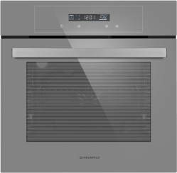 MAUNFELD AEOD6063G2 Шкаф духовой электрический, сенсорное управление, 6 режимов, телескопич. напрвляющие 1 ур., цвет - Серый