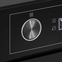 MAUNFELD AEOH60102B Шкаф духовой электрический, поворотные ручки уиапливаемые + сенсорное упр., 10 режимов, цвет - чёрный