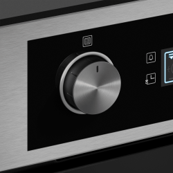 MAUNFELD AEOH60102S Шкаф духовой электрический, поворотные ручки уиапливаемые + сенсорное упр., 10 режимов, цвет - нерж. сталь