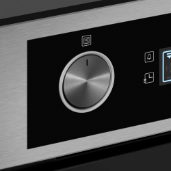 MAUNFELD AEOH60102S Шкаф духовой электрический, поворотные ручки уиапливаемые + сенсорное упр., 10 режимов, цвет - нерж. сталь