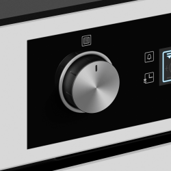 MAUNFELD AEOH60102W Шкаф духовой электрический, поворотные ручки уиапливаемые + сенсорное упр., 10 режимов, цвет - белый