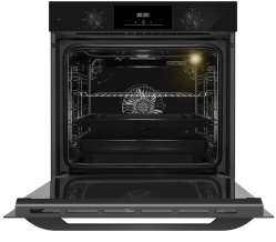 MAUNFELD FEOH7872B2 Шкаф духовой электрический, 7 режимов нагрева, утапливаемые переключатели, сенсорный таймер, Объём 78 л., цвет - чёрный