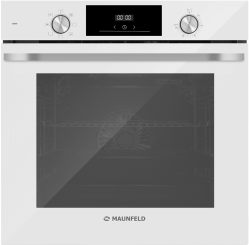 MAUNFELD FEOH7872W Шкаф духовой электрический, 7 режимов нагрева, утапливаемые переключатели, сенсорный таймер, Объм 78 л.цвет - белый