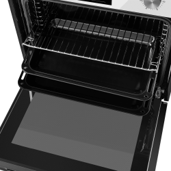 MAUNFELD FEOH7872W Шкаф духовой электрический, 7 режимов нагрева, утапливаемые переключатели, сенсорный таймер, Объм 78 л.цвет - белый