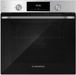 MAUNFELD FEOH7872S Шкаф духовой электрический, 7 режимов нагрева, утапливаемые переключатели, сенсорный таймер, Объм 78 л. цвет - Нерж. сталь