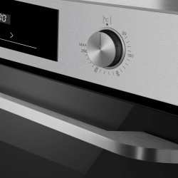 MAUNFELD FEOH7872S Шкаф духовой электрический, 7 режимов нагрева, утапливаемые переключатели, сенсорный таймер, Объм 78 л. цвет - Нерж. сталь