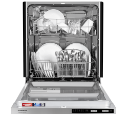 MAUNFELD MLP60020 Посудомоечная машина 60 см. 6 программ, Луч на полу, конденсационная сушка, 1/2 загрузки