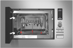 MAUNFELD JBMO820GS01 Микроволновая печь нержавеющая сталь, 20 литров, теновый гриль, цвет нерж. сталь