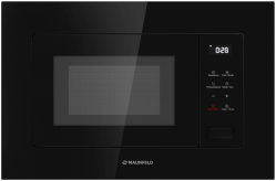 MAUNFELD MBMO820SGB10 Микроволновая печь 20 литров, сенсорное управление,теновый гриль, цвет - чёрный
