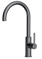 OMOIKIRI OKAWA 2 PLUS-GM Смеситель Подключение к фильтру. Ручка 3в1 - MULTI (Горячая, холодная, фильтрованная - одним рычагом