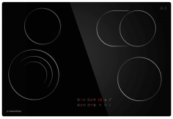 MAUNFELD CVCE774SMTBK Электрическая варочная панель, ширина - 77 см.