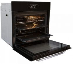 Zigmund & Shtain E 177 B Духовой шкаф. Сенсорное управление, телескопические напр., 9 режимов, класс энергопотребления А, тангенциальное охлаждение, цвет - чёрный