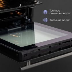 Zigmund & Shtain E 165 W Электрический духовой шкаф, 6 режимов, ширина - 45 см.