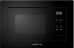 Zigmund & Shtain BMO 26 B Встраиваемая микроволновая печь с грилем, сенсорное управление, Объём: 20 л., Цвет чёрный
