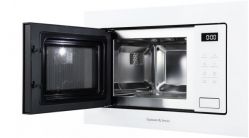 Zigmund & Shtain BMO 26 W Встраиваемая микроволновая печь с грилем, сенсорное управление, Объём: 20 л., Цвет белый