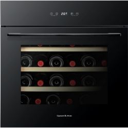 Zigmund & Shtain BR 21 X Винный шкаф встраиваемый. сенсорное управление, Общий объем, л 80, 0 бутылок, Размеры, см 59,5x59,2x55,1, цвет - “Black Mirror”