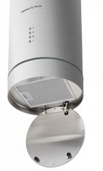 Zigmund & Shtain K 013.4 S Smart Connect Вытяжка, ширина - 38 см. Цвет - белый, кнопочное управление, Производительность, куб.м/час 1200, нерж. сталь