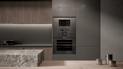 Kuppersbusch BP 6350.0 GPH 6 Black Steel Духовой шкаф, Пиролитическая очистка, ökotherm®- катализатор духового шкафа 10 режимов, 10 автоматич. программ,объём 70 л. 4 стекла