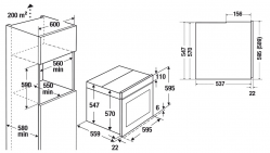 Kuppersbusch BP 6850.0 S1 Stainless steel Духовой шкаф с Пиролитическоё очисткой, , - 5,0-дюйм.TFT сенс. дисплей с графич. и текст. диспл. - 11 функций выпечки - 14 функций, - 56 избранных программ для сохранения, 80 автоматич. программ