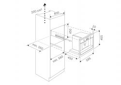 Kuppersbusch CKV 6800.0 KSM Встраиваемая Кофемашина, цвет - чёрное матовое стекло