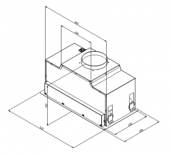 Kuppersbusch DEL 6550.0 E Полностью встраиваемая вытяжка, 760 м3/ч, ширина 53 см, цвет - нерж. сталь