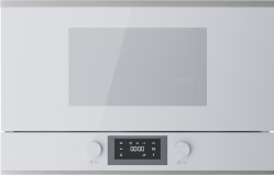 Kuppersbusch MR (ML) 6330.0 W1 Stainless steel Микроволновая печь встраиваемая, Объем: 22 л , цвет - белое стекло