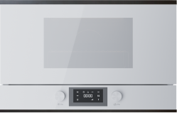 Kuppersbusch MR (ML) 6330.0 W1 Stainless steel Микроволновая печь встраиваемая, Объем: 22 л , цвет - белое стекло