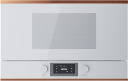 Kuppersbusch MR (ML) 6330.0 W1 Stainless steel Микроволновая печь встраиваемая, Объем: 22 л , цвет - белое стекло