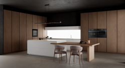 Kuppersbusch FWK 6862.0 S Винный шкаф, чёрное стекло, без ручки, вместимость 30 бутылок, 2 температурные зоны, высота -60 см.