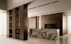 Kuppersbusch FWK 2852.0 S Винный шкаф, без ручки, Вместимость: 52 бутылки, 2 температурные зоны, чёрное стекло, высота 88 см.