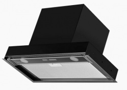 Kuppersberg NANCY S 60 Black Встраиваемый вытяжной блок, Стеклянный откидной козырёк, кширина 60 см. Производительность 1600 м3/час