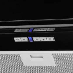 Kuppersberg NANCY S 60 Black Встраиваемый вытяжной блок, Стеклянный откидной козырёк, кширина 60 см. Производительность 1600 м3/час