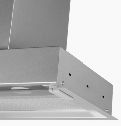 Kuppersberg NANCY 60 Gray Встраиваемый вытяжной блок, сенсорное упр., пульт Д/У, Стеклянный откидной козырёк, кширина 60 см. Производительность 1600 м3/час