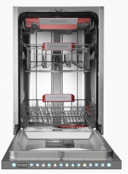 Kuppersberg GIM 4595 Посудомоечная машина, Сенсорное управление, Автоматическое открывание двери, двигатель INVERTER, 10 компл., 9 программ, 1/2 загрузки, уровень шума 42 дБ, ширина 45 см.