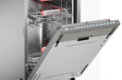 Kuppersberg GIM 4595 Посудомоечная машина, Сенсорное управление, Автоматическое открывание двери, двигатель INVERTER, 10 компл., 9 программ, 1/2 загрузки, уровень шума 42 дБ, ширина 45 см.