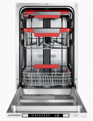 Kuppersberg GSM 4573 Посудомоечная машина, 10 компл., 7 программ, луч на полу, Загрузка 1/2, три корзины, ширина 45 см.