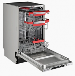 Kuppersberg GSM 4573 Посудомоечная машина, 10 компл., 7 программ, луч на полу, Загрузка 1/2, три корзины, ширина 45 см.