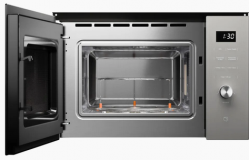 Kuppersberg HMW 650 GR C Микроволновая печь, Объём 25 л. Высота ниши - 38 см., цвет - серый