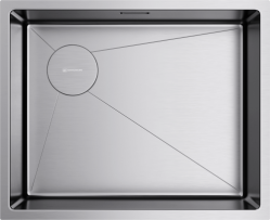Кухонная мойка OMOIKIRI Taki 54-U/IF-L Side SF IN Сливное отверстие смещено в угол чаши. Монтаж под столешницу / накладной / заподлицо