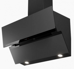 Kuppersberg F 963 B Кухонная вытяжка, ширина 90 см,  отвод/рециркуляция, 1180 м3/час, сенсорное управление, Цвет - Чёрный