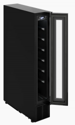 KUPPERSBERG RBW 15 Встраиваемый винный шкаф, 20 л. Температуры: 5-20°C, Кол-во полок: 7, одна температурных зона, Ширина, см 15 Высота, см 87 Глубина, см 51,5