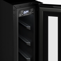 KUPPERSBERG RBW 15 Встраиваемый винный шкаф, 20 л. Температуры: 5-20°C, Кол-во полок: 7, одна температурных зона, Ширина, см 15 Высота, см 87 Глубина, см 51,5